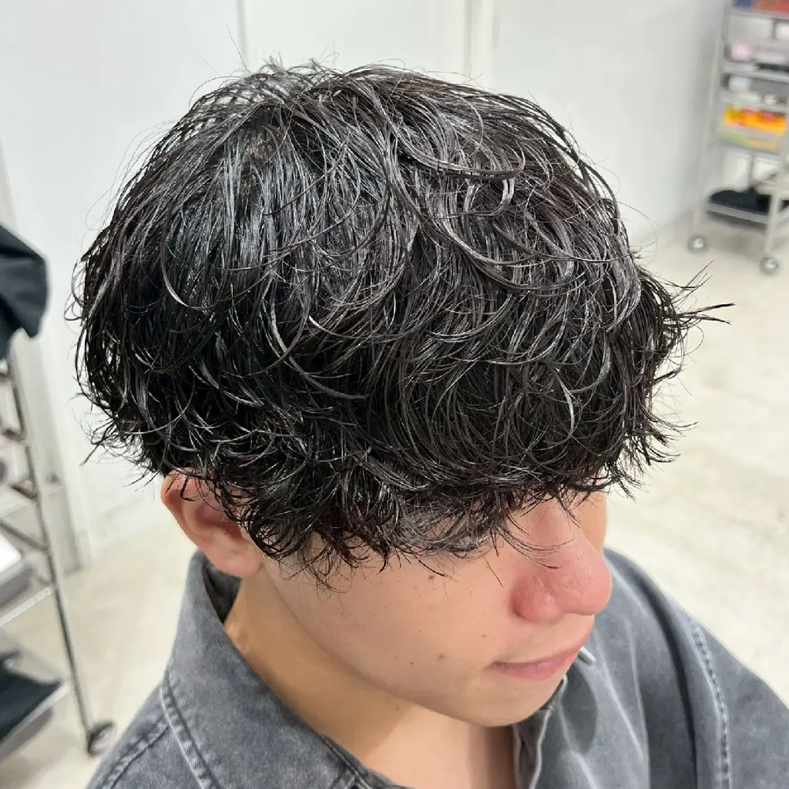 パーマ メンズ メンズパーマ 学生（メンズ向け） 学生 カット パーマ 名古屋のパーマ職人 /fifth/正岡のヘアスタイル