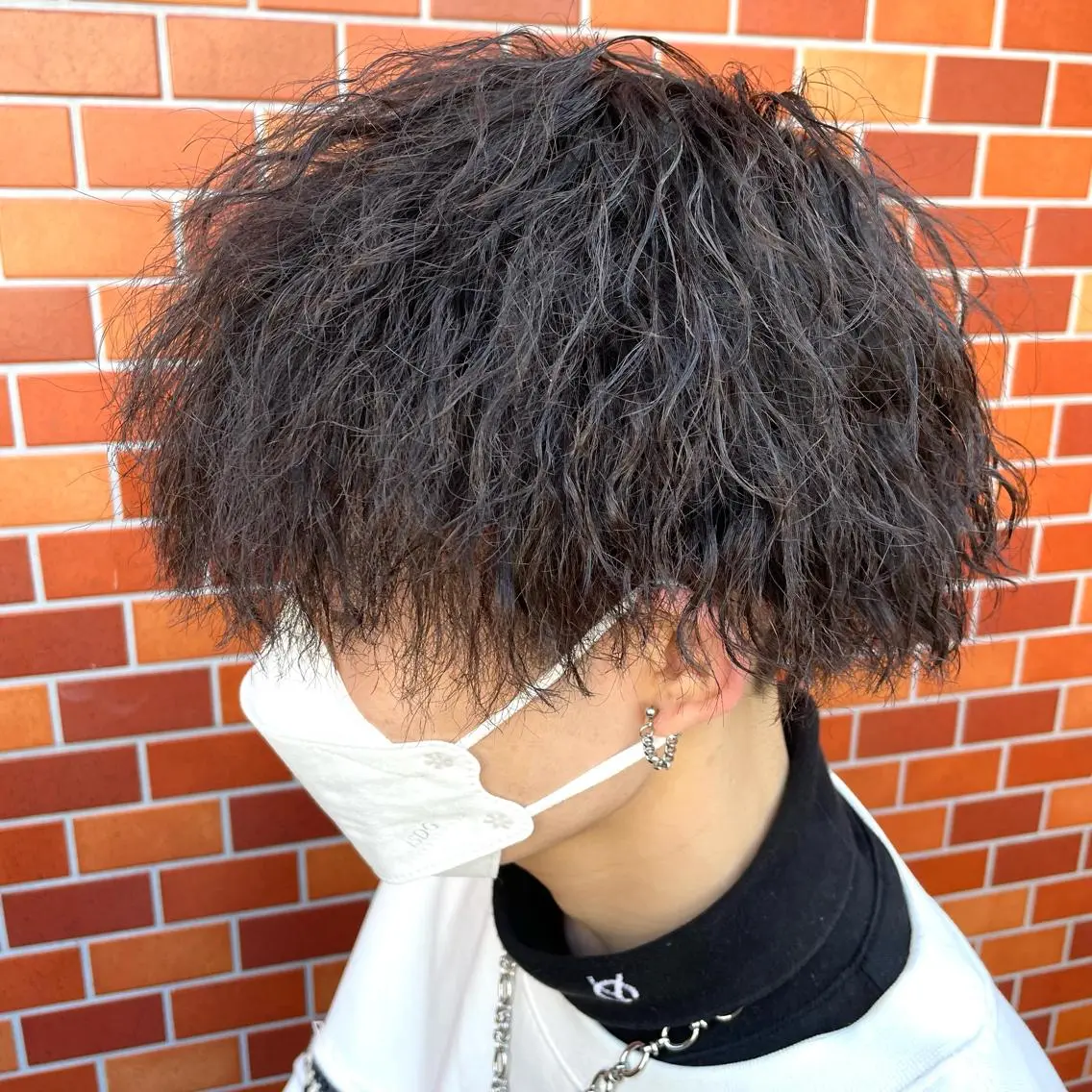 パーマ メンズ メンズパーマ ツイストスパイラルパーマ スパイラルパーマ カット パーマ メンズ特化/パーマ/ ブリーチ/福島 千颯のヘアスタイル