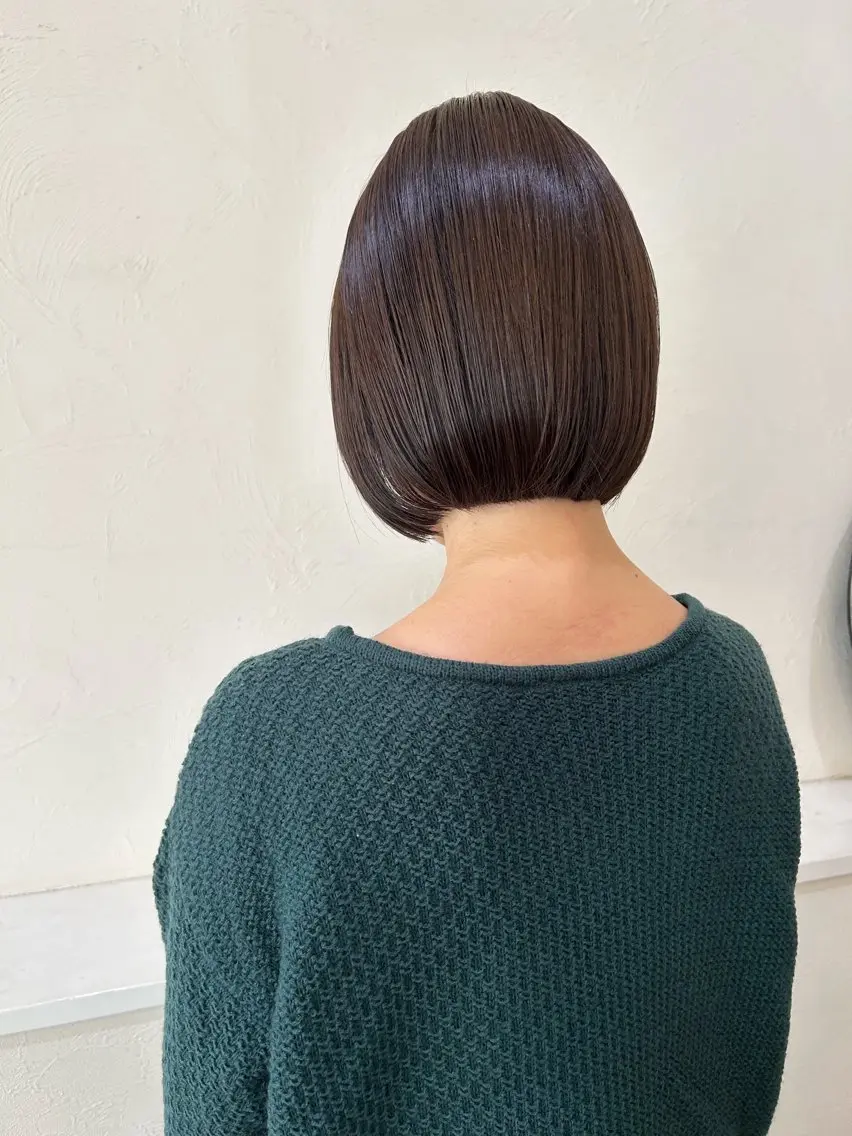 ミディアム 切りっぱなしボブ ボブ 【SET-UP】高橋 海輝のヘアスタイル