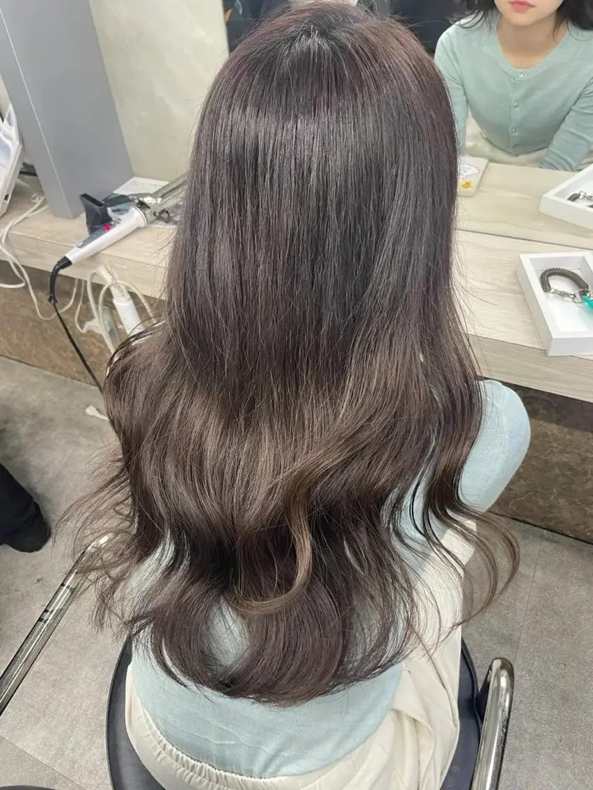 ロング カラー ブラウンカラー 多系統似合わせ/ tsuburaのヘアスタイル
