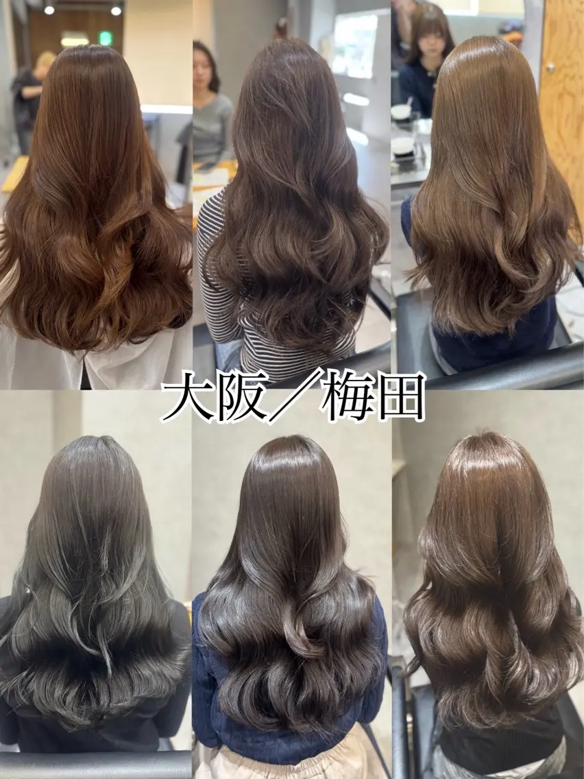 ロング カラー 宮本 優のヘアスタイル