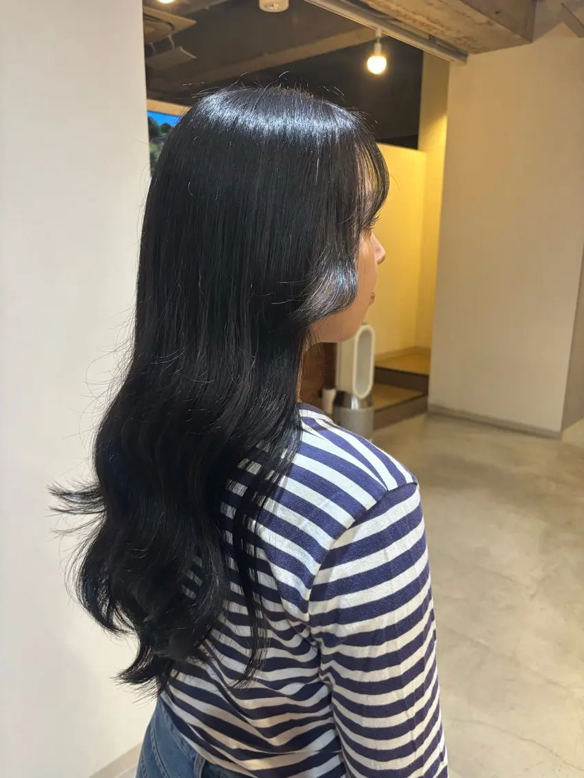 ロング カラー ヘアカラー オクギシ チヒロのヘアスタイル