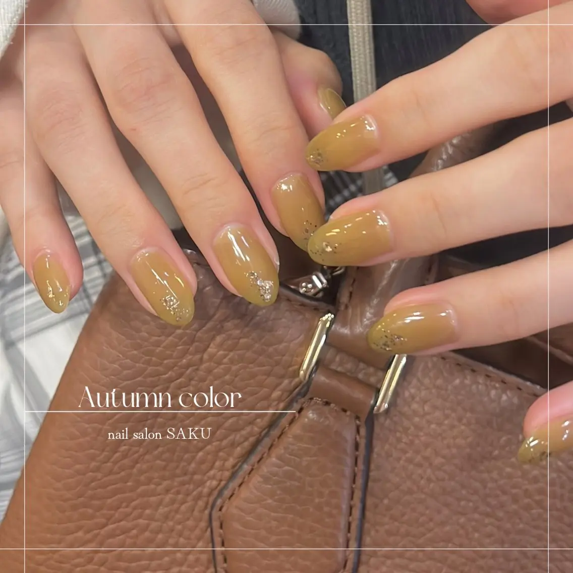 ネイル ニュアンスネイル シンプルネイル SAKU nail 作島茜のネイルデザイン