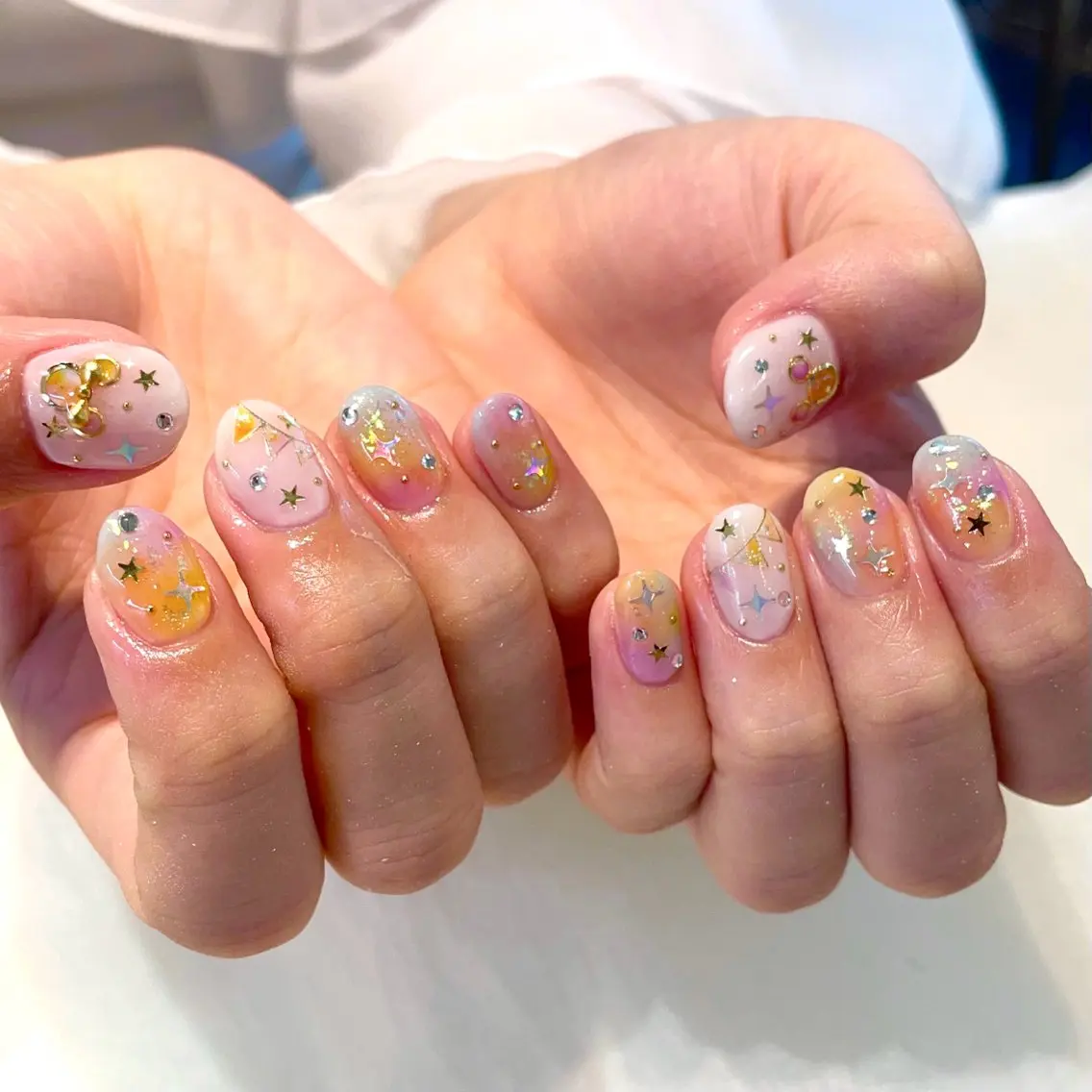 ネイル ハンドネイル 新井 ひなののネイルデザイン