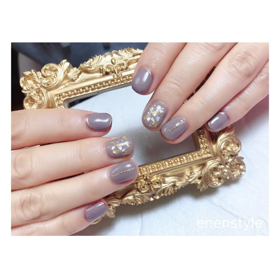 ショート ネイル ジェルネイル ニュアンスネイル オフィスネイル シンプルネイル ハンドネイル 🐾enen style 🐾のネイルデザイン
