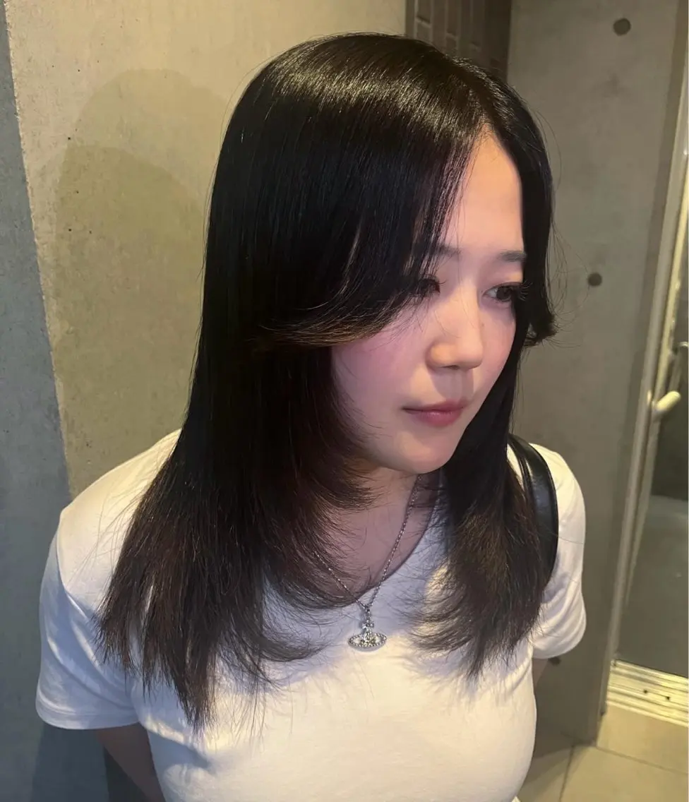 ︎✦︎⋆꙳アクセントが欲しい方におすすめ☆🍥 彡ポイントカラー（インナー,裾）の写真