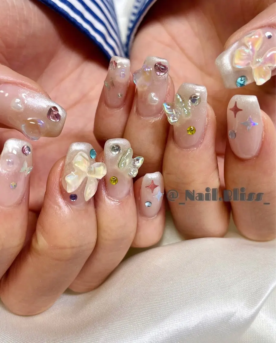ネイル グラデーション 持ち込み ハンドネイル NAIL BLISSのネイルデザイン
