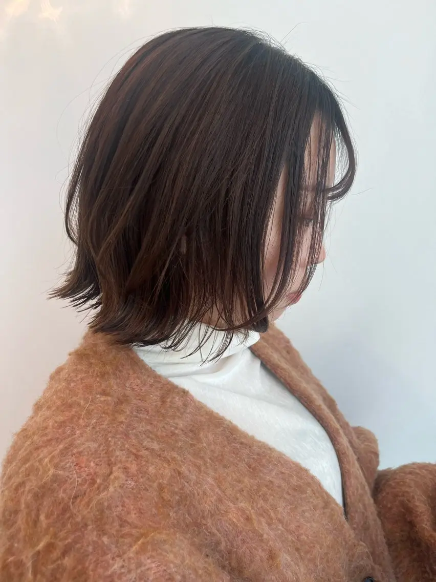 ショート ボブレイヤー ボブ レイヤーカット 松下 鈴のヘアスタイル