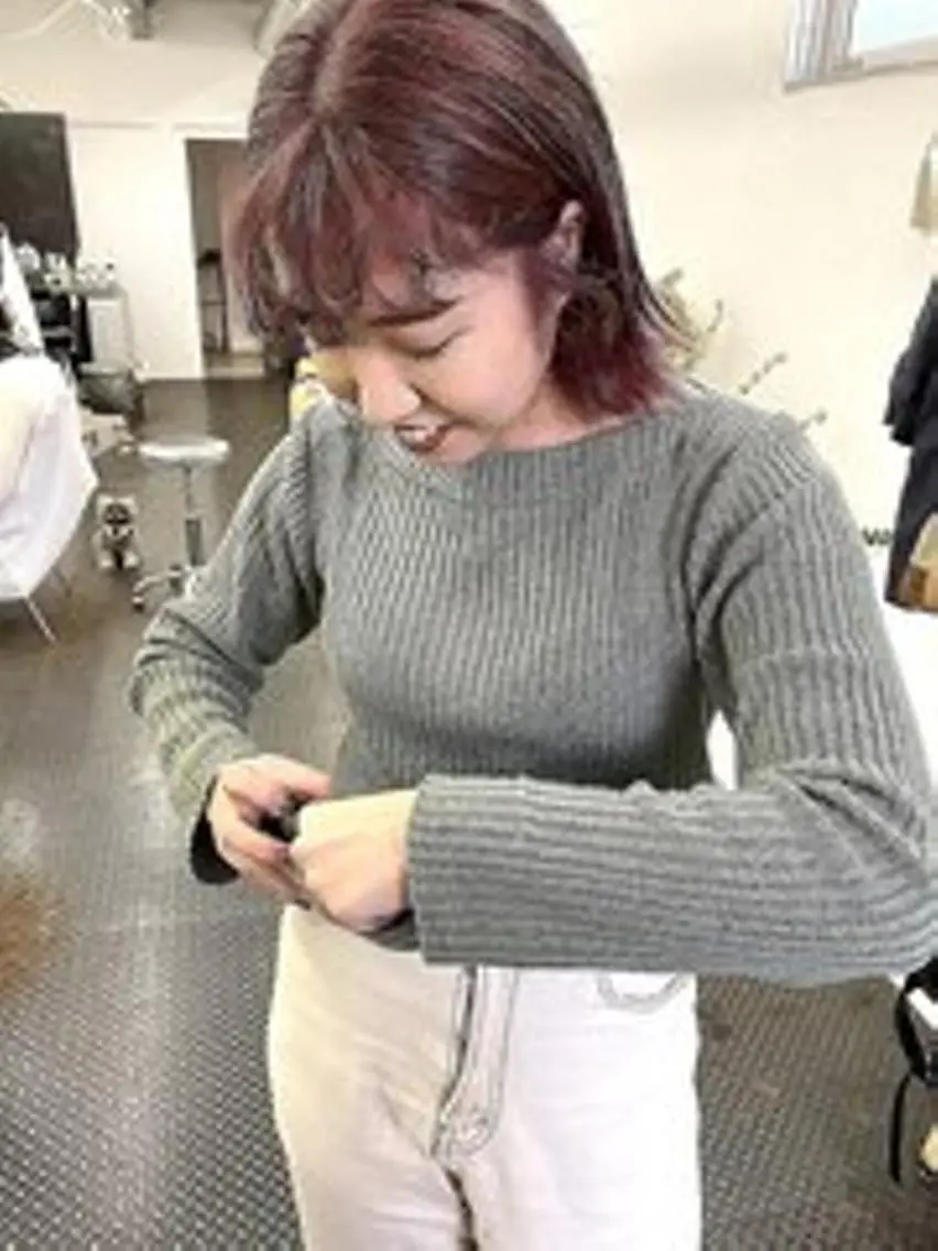 【当日限定】ブリーチなしカラー+クイックトリートメントの写真