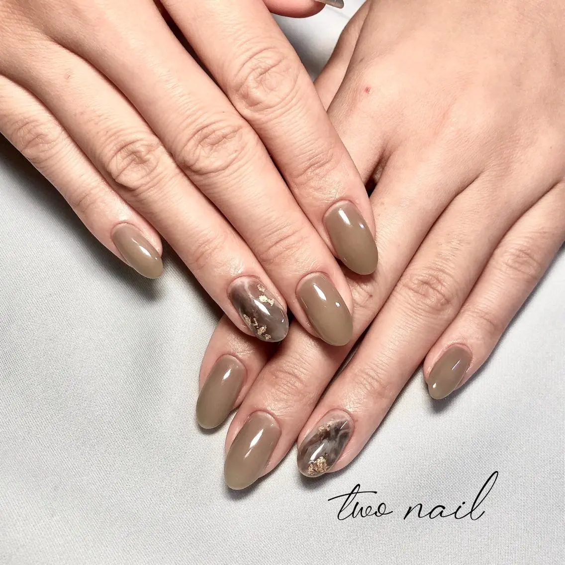 ネイル アートネイル フットネイル ハート ニュアンスネイル ホワイト two nailのネイルデザイン