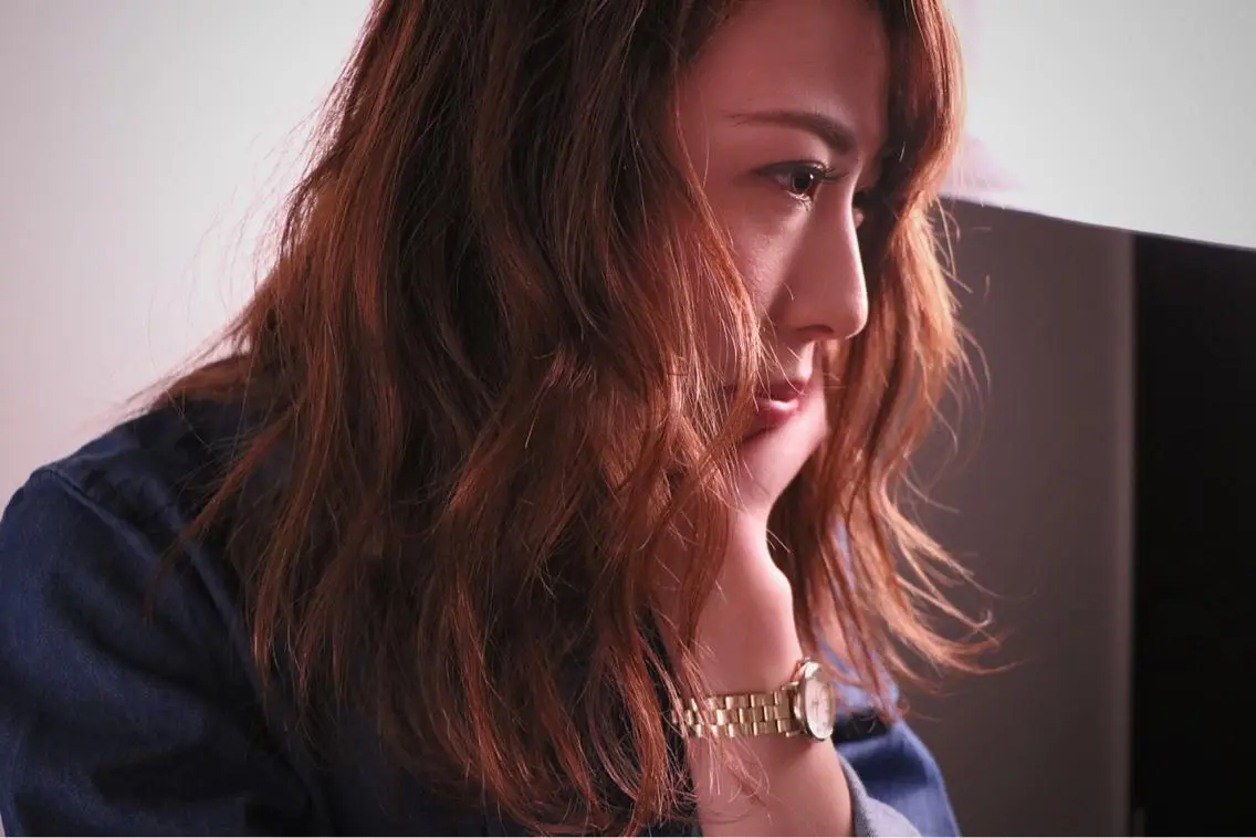 ミディアム セミロング 外国人風カラー soins de MaLilyのヘアスタイル