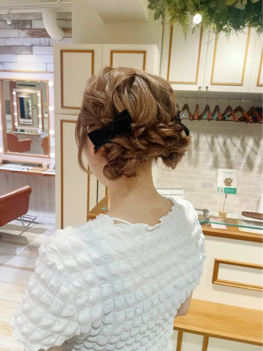 ロング お団子ヘア 🐳 あゆは🐳のヘアスタイル