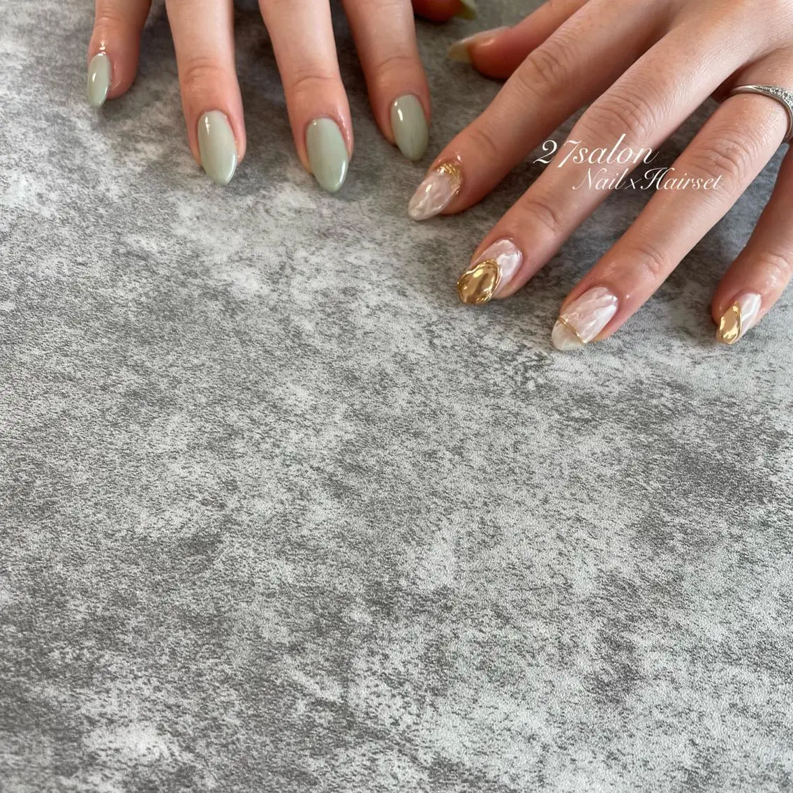 ネイル ニュアンスネイル 27salon yuinaのネイルデザイン