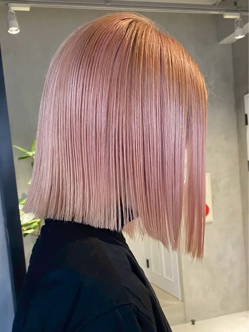 ミディアム カラー 井上  輝香 elima 武蔵小杉のヘアスタイル