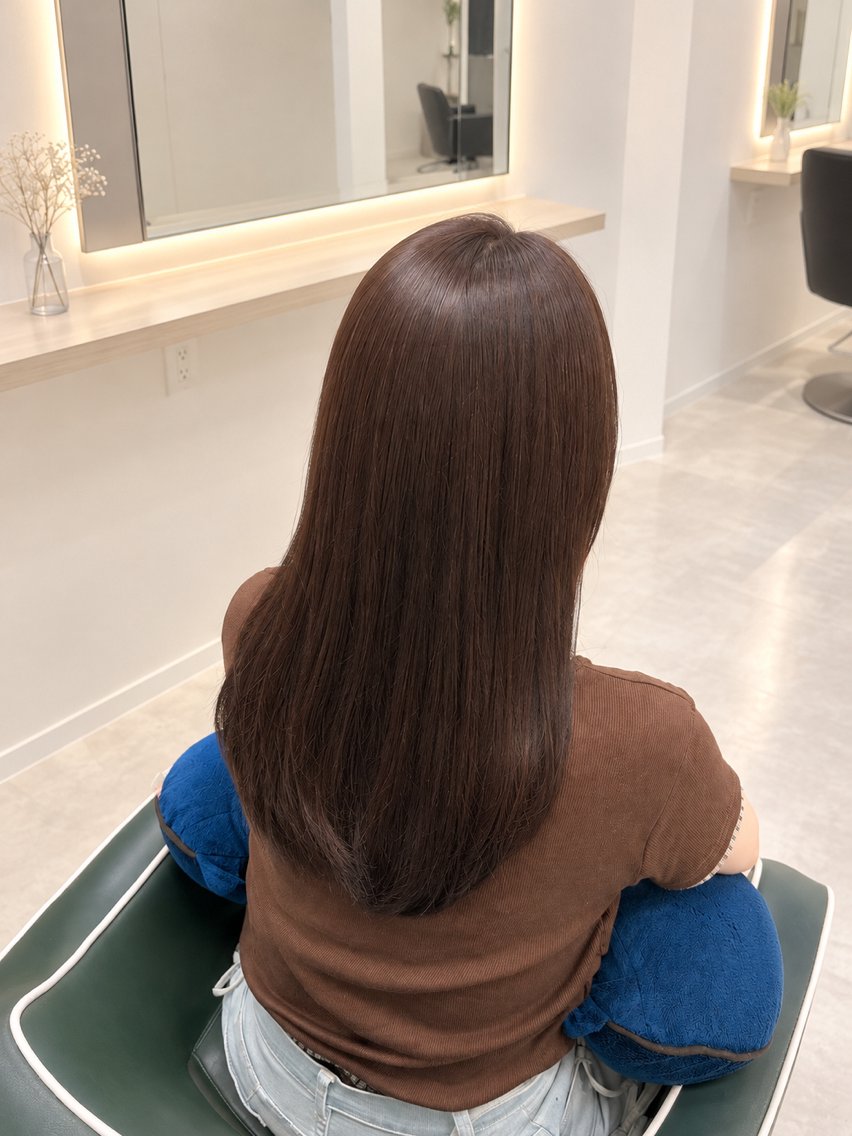 セミロング 戸上 菜々美のヘアスタイル