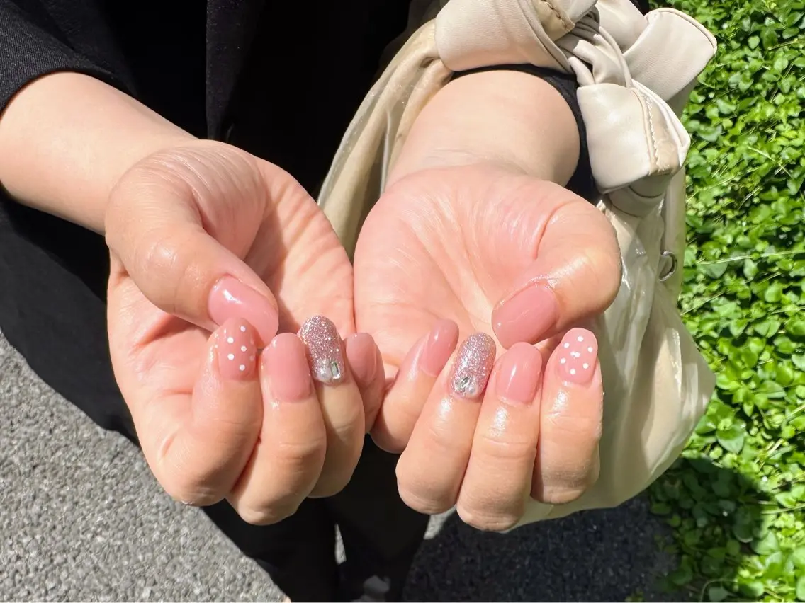 ネイル ドット フラッシュネイル フラッシュマグ Viel💅 〜yuki〜のネイルデザイン