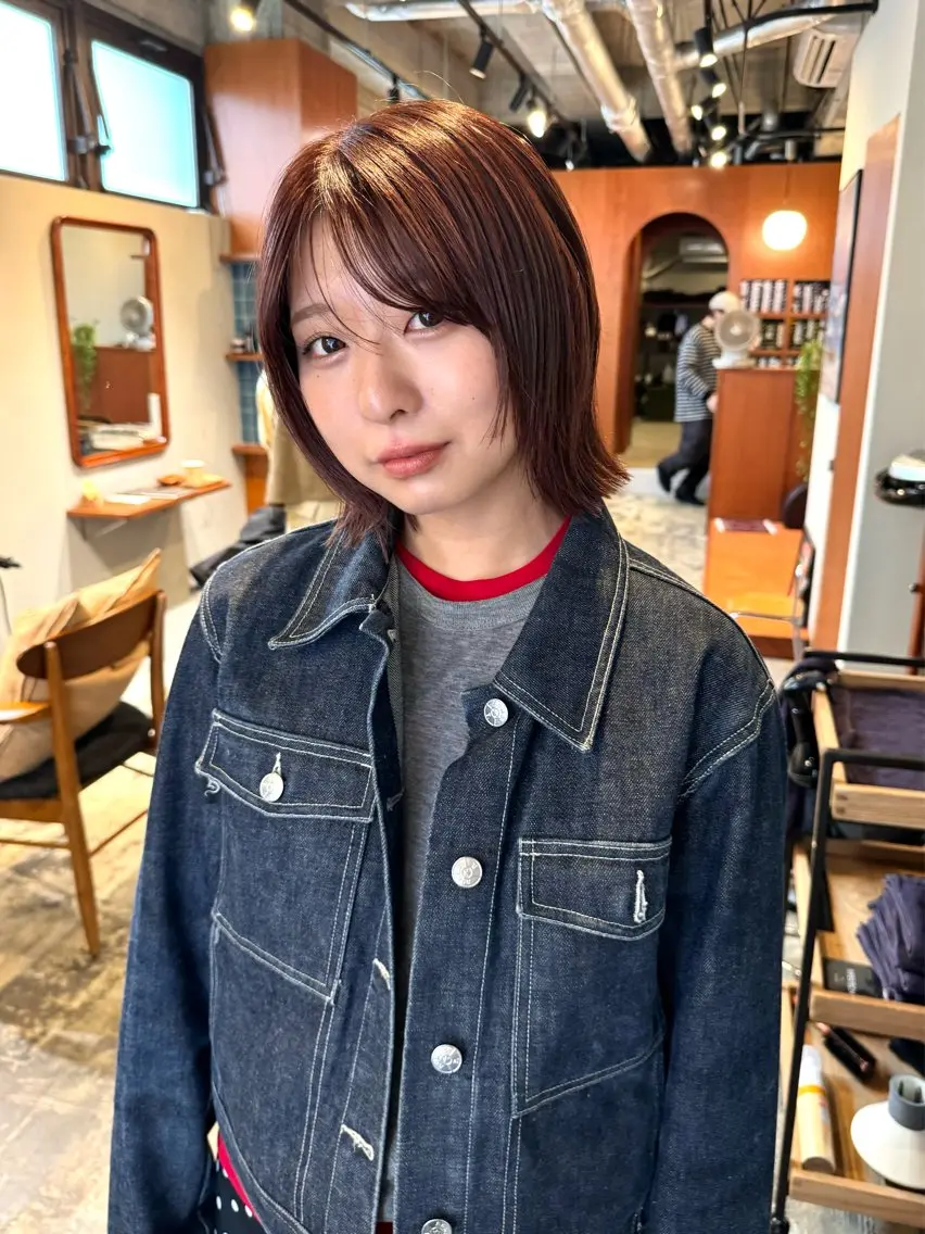 ショート ボブレイヤー ボブ レイヤーカット muku / TAKUMIのヘアスタイル