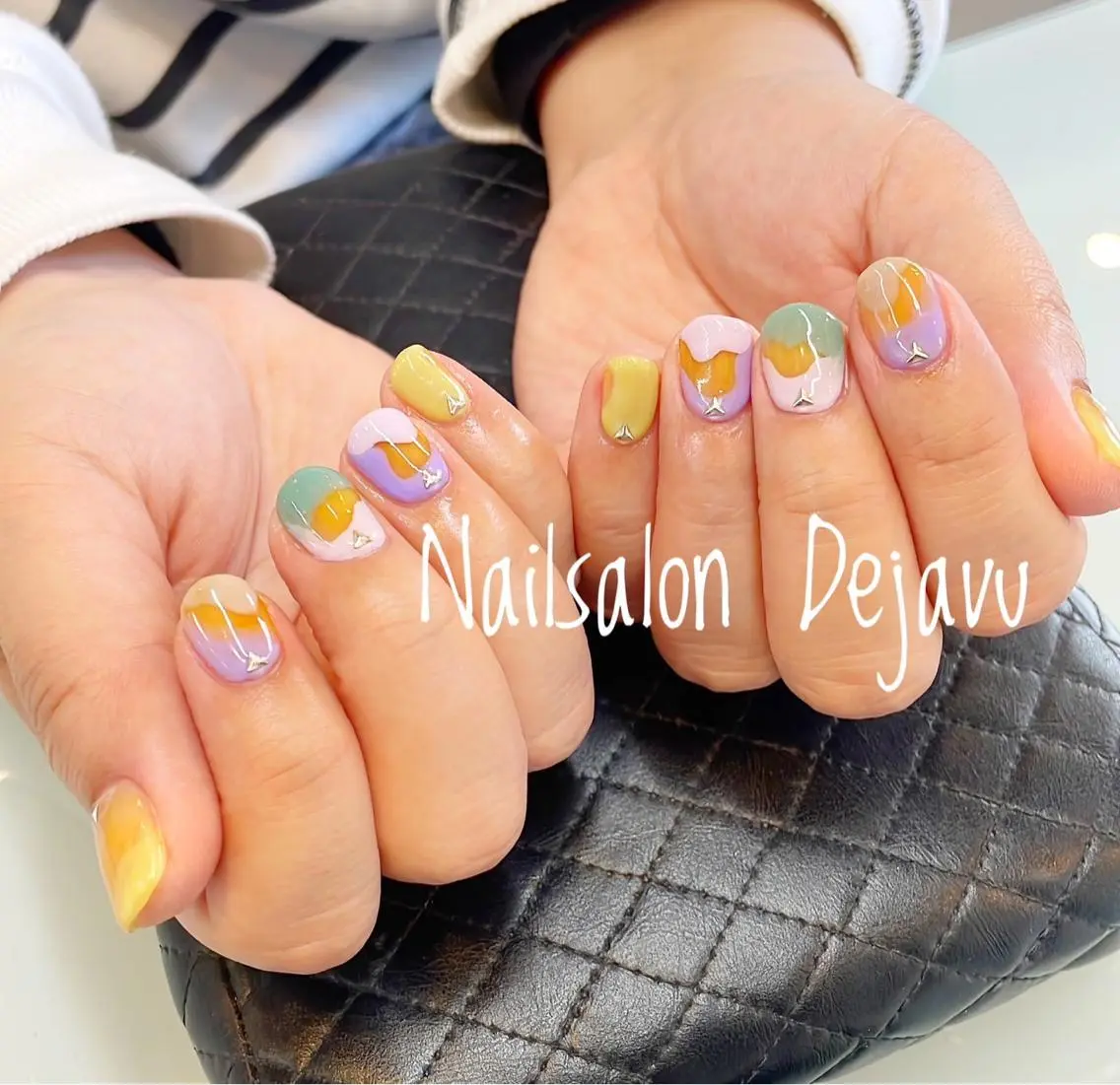 ネイル 春ネイル ハンドネイル Nailsalon Dejavuのネイルデザイン