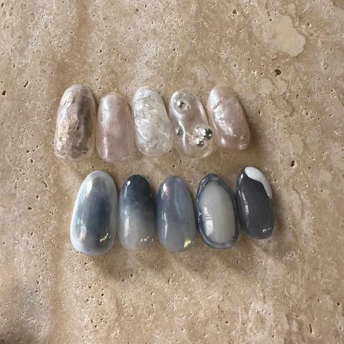 ネイル ジェルネイル パラジェル Léa nailのネイルデザイン
