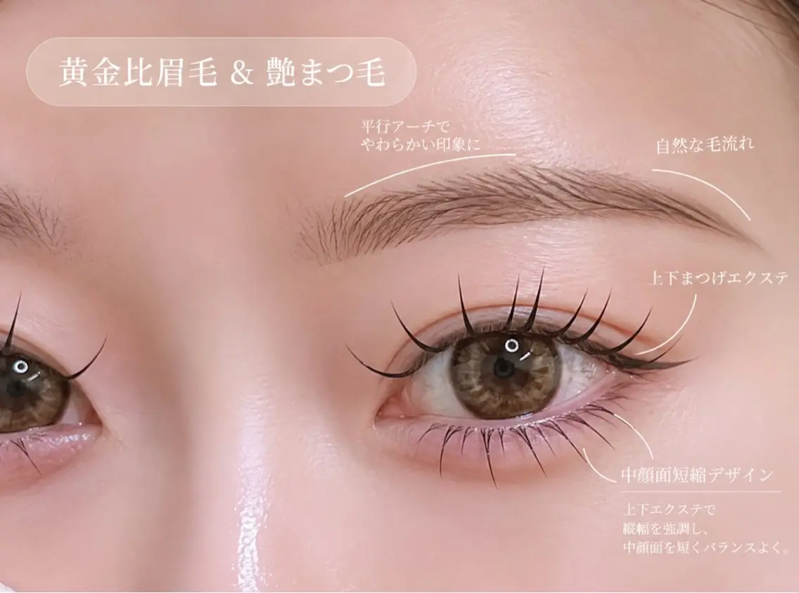マツエク・マツパ 莉 緒 菜 🎀の眉毛・アイブロウイメージ