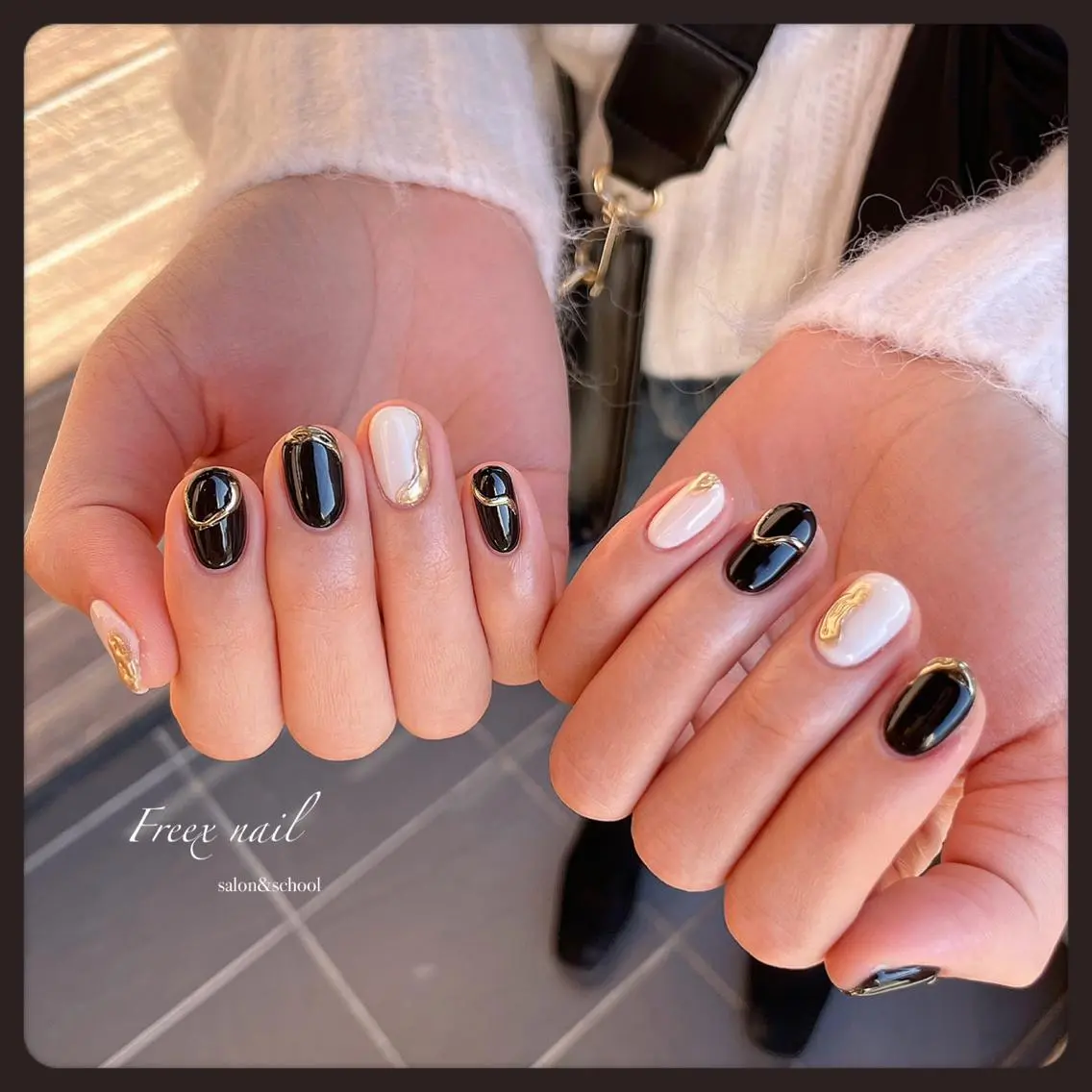 ネイル ハンドネイル ハンドケア freex nail /ニュアンス/個性派のネイルデザイン
