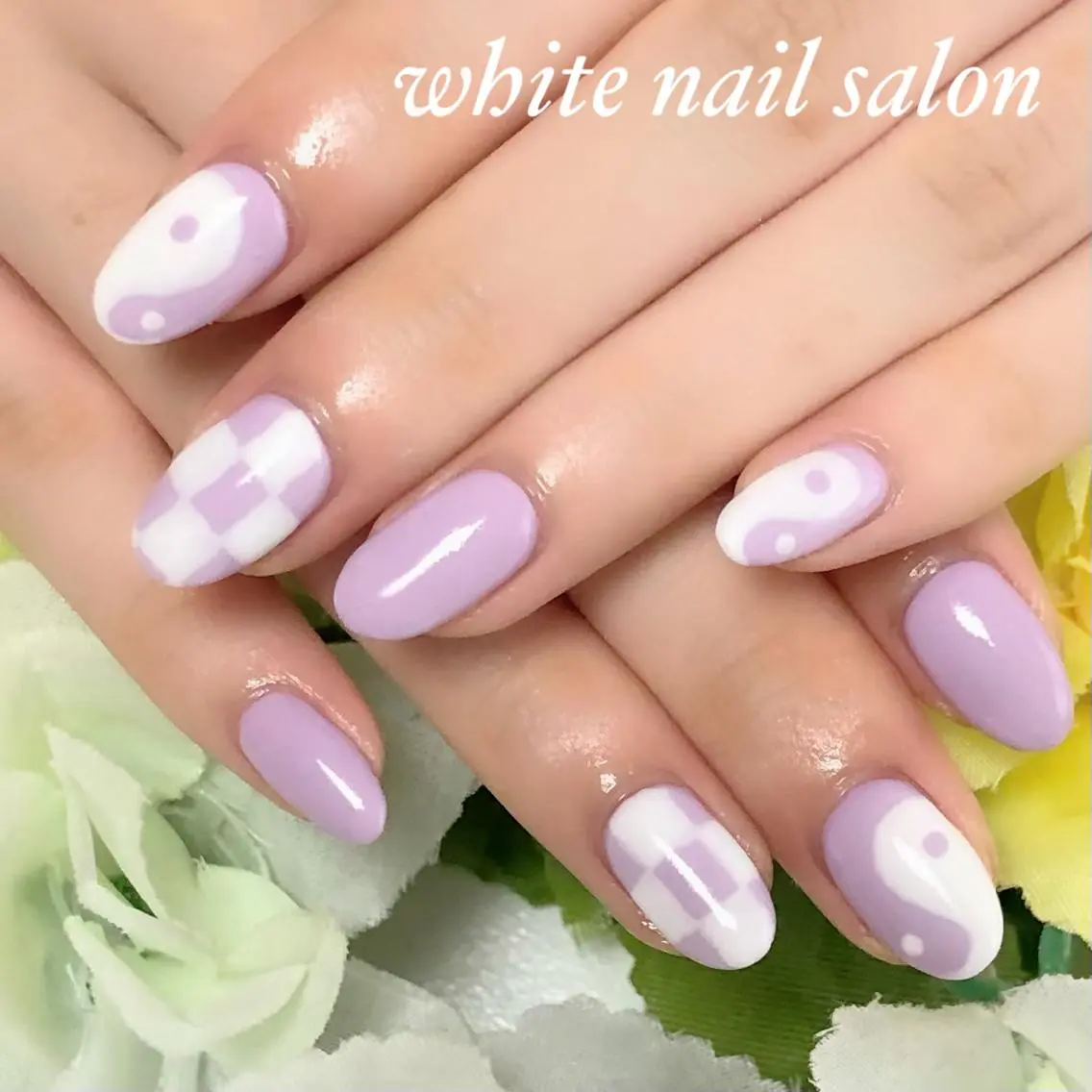 ネイル アートネイル フレンチネイル ジェルネイル ハードジェル 持ち込み ハンドネイル white nail salonのネイルデザイン
