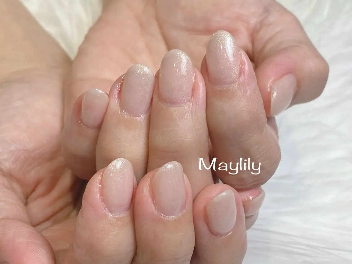 ネイル ワンカラーネイル ハンドネイル Nail salon Maylilyのネイルデザイン