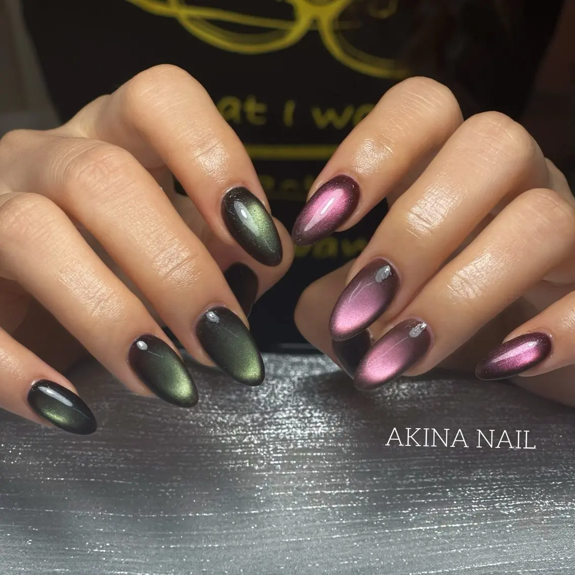 セミロング ハンドネイル Akina Nail 亀戸のネイルデザイン