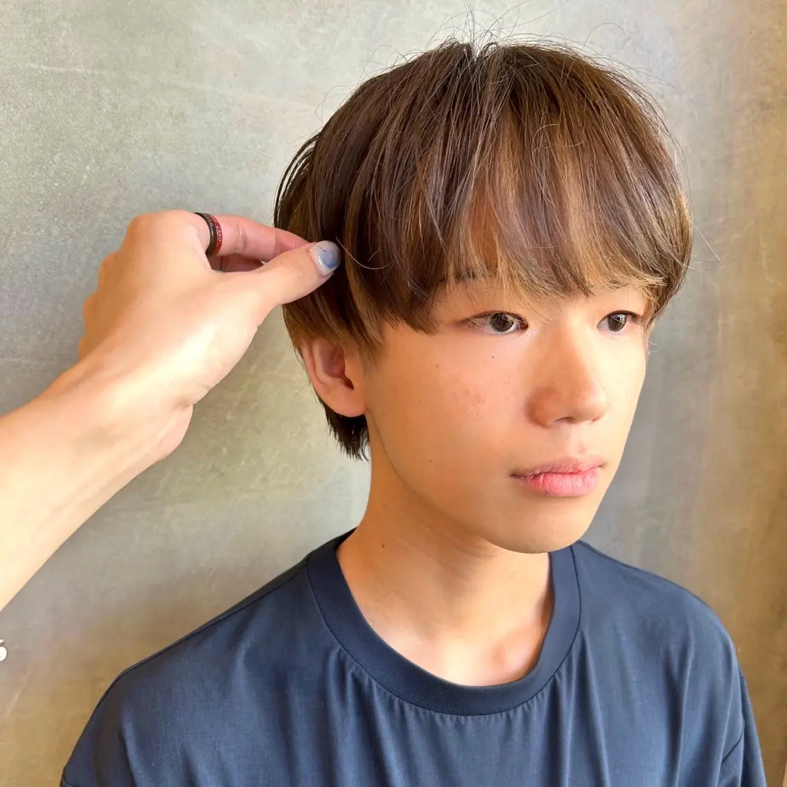 ショート カラー メンズ メンズインナーカラー デザインカラー インナーカラー ショート/ウルフ ハイトーン/カイセイのヘアスタイル