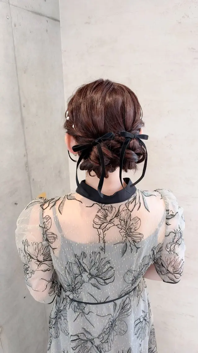 ヘアアレンジ はやしほのか| マンツーマン美容師のヘアスタイル