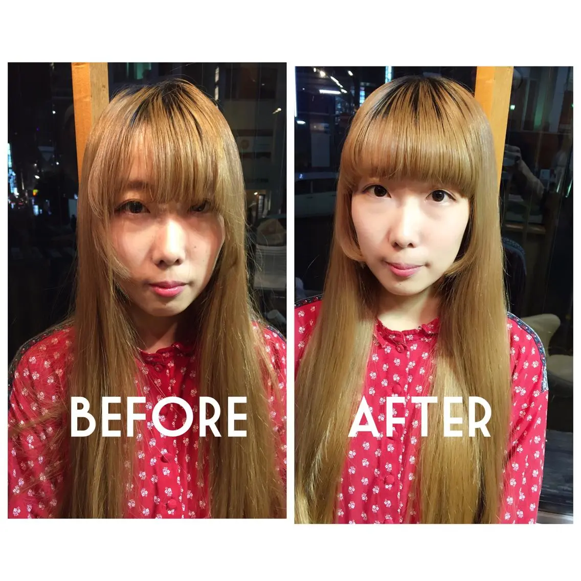 ロング 姫カット ロング ワイドバング KARITA officialのヘアスタイル