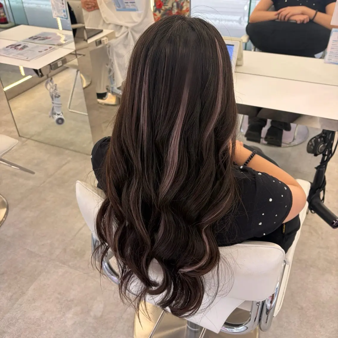 ロング エクステ 💗透明感カラー🫧 Ruka🎀のヘアスタイル