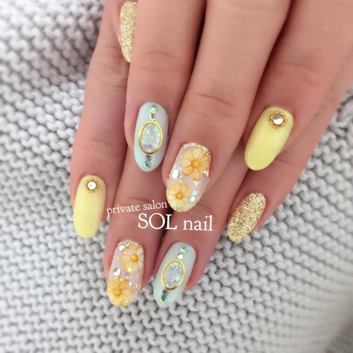 ネイル ハンドネイル SOL NAILのネイルデザイン