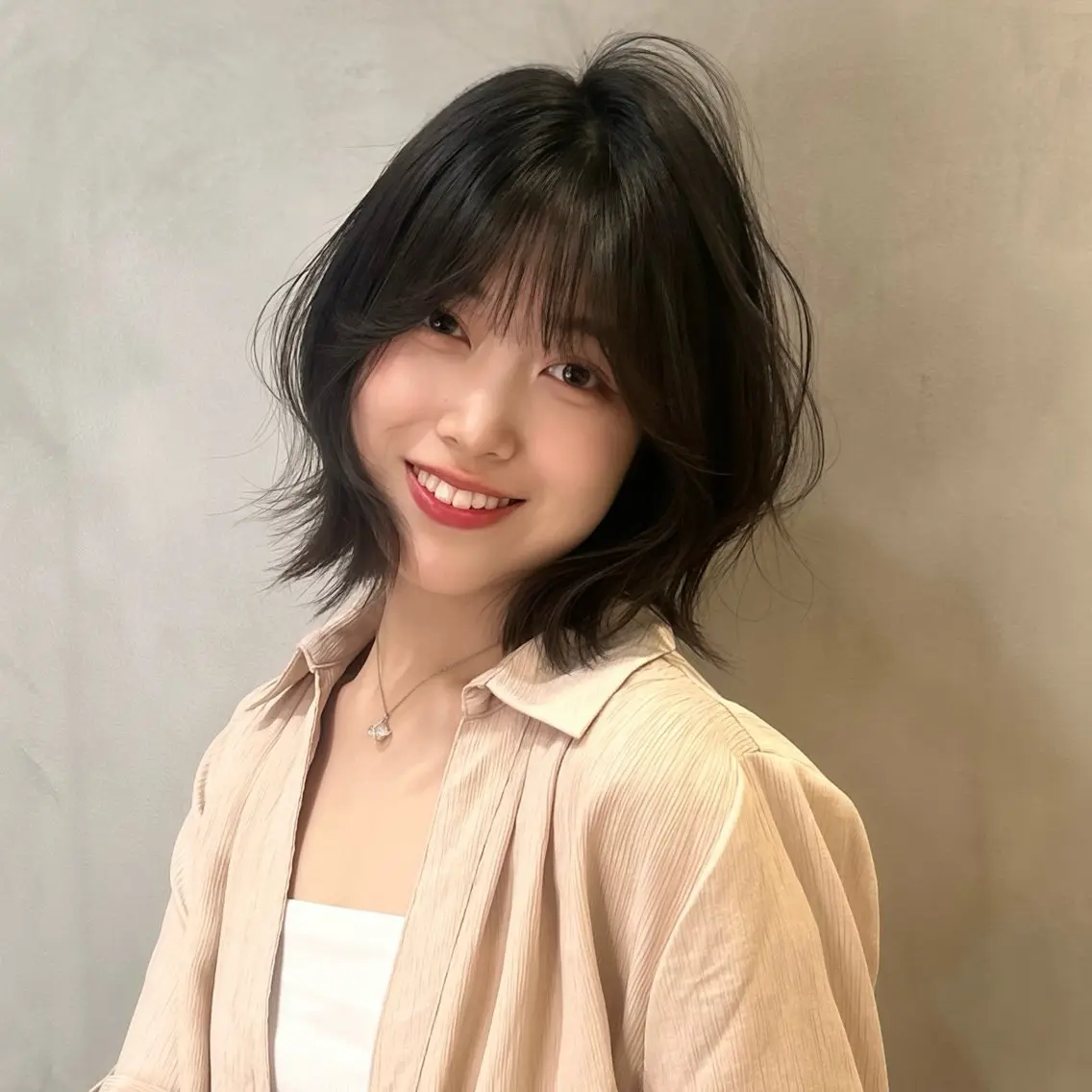 カラー 透明感カラー 藤井 脩矢のヘアスタイル