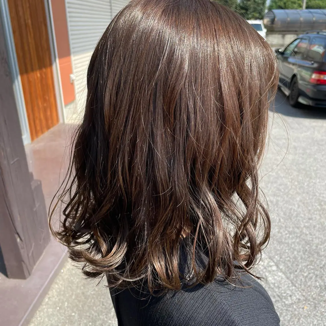 カラー ヘアカラー トリートメント 嶋岡 乃愛のヘアスタイル