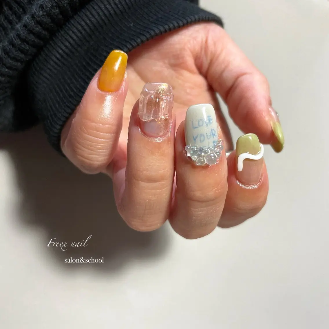 ネイル ハンドネイル フットネイル freex nail /ニュアンス/個性派のネイルデザイン