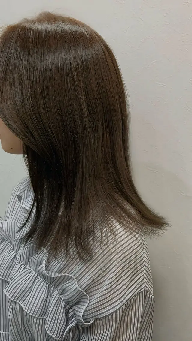 ロング カラー ブラウンカラー ヘアカラー 古賀 桜のヘアスタイル