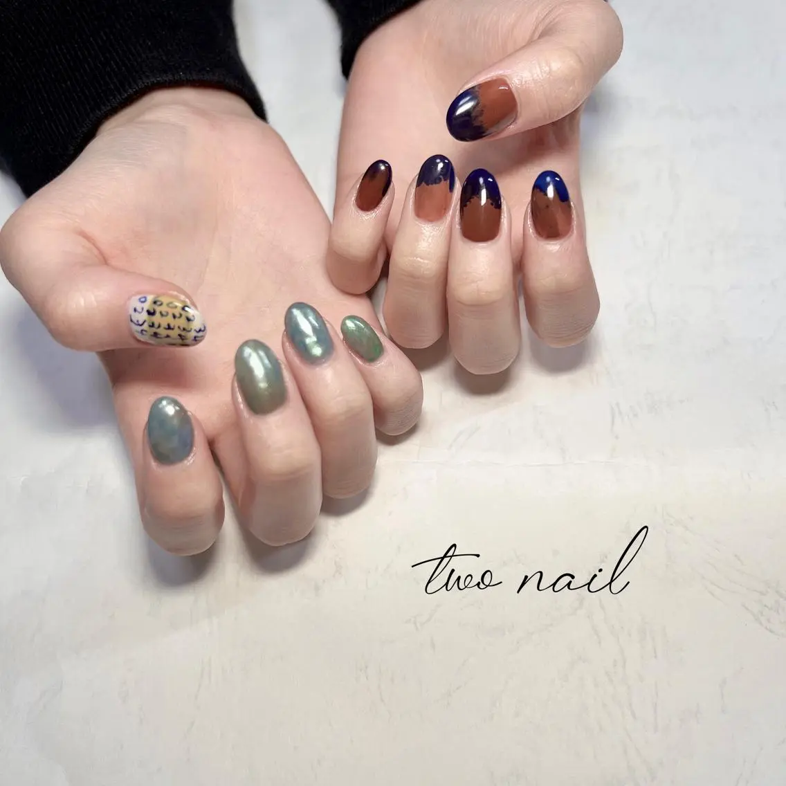 ネイル アートネイル フットネイル ハート ニュアンスネイル オフィスネイル two nailのネイルデザイン