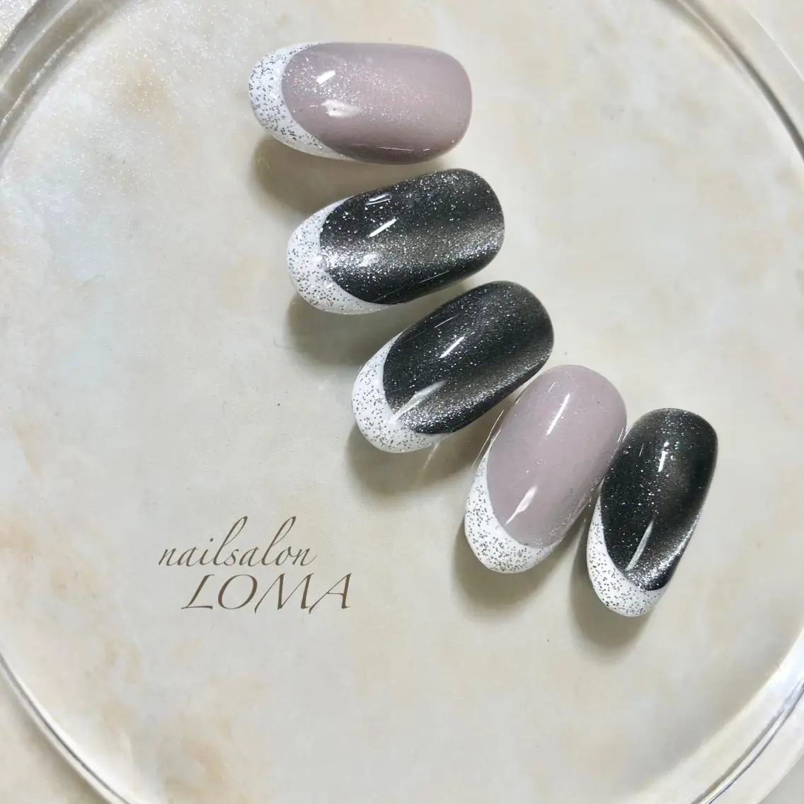 ネイル フレンチネイル m-nail 🌙minamiのネイルデザイン