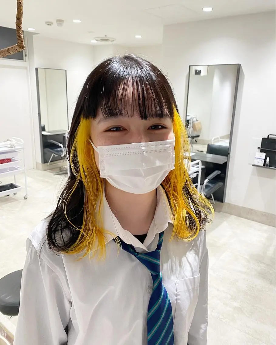 期間限定 インナーカラー(ケアブリーチ込み)✂︎シングルトリートメントの写真