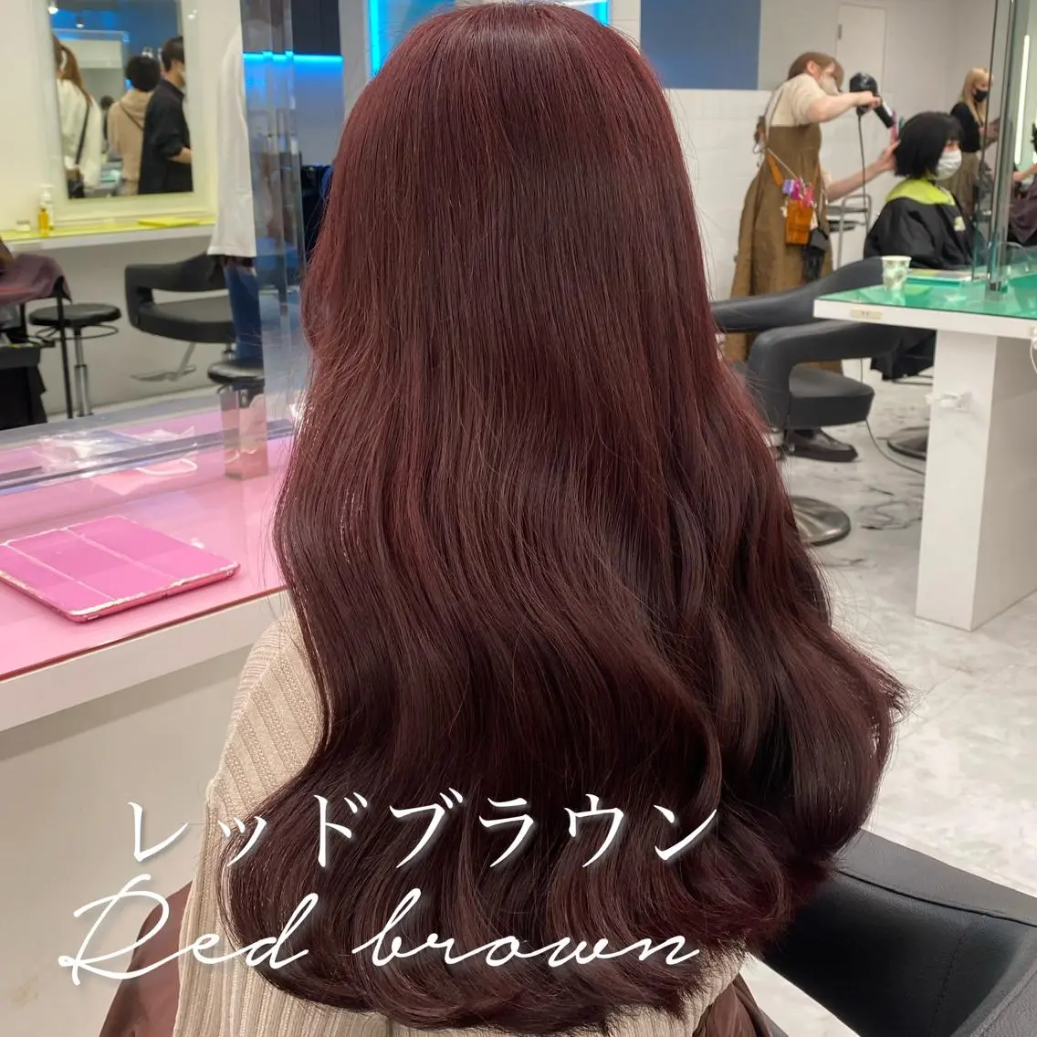 ロング カラー ヘアカラー トリートメント ガーリー♡女の子っぽ ヘア♡ピンクカラー♡のヘアスタイル
