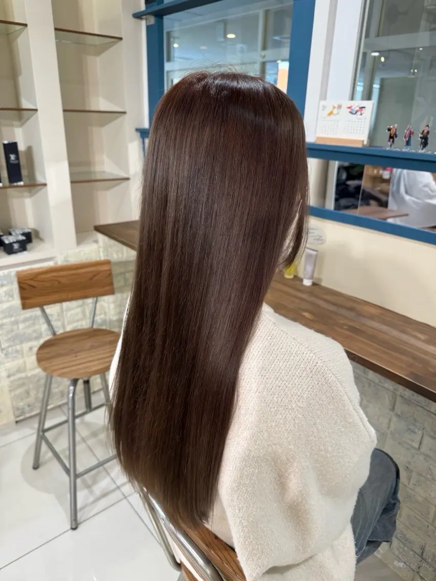 ワンカラー+Aujua 3STEP トリートメント🌷の写真