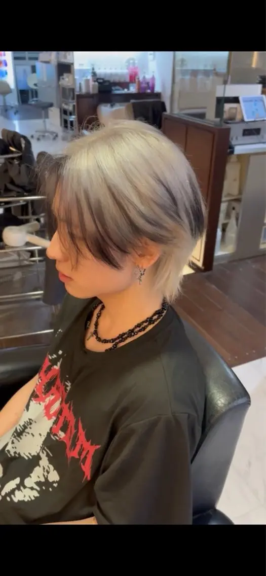 メンズ ヘアカラー 藤本 哲平のヘアスタイル