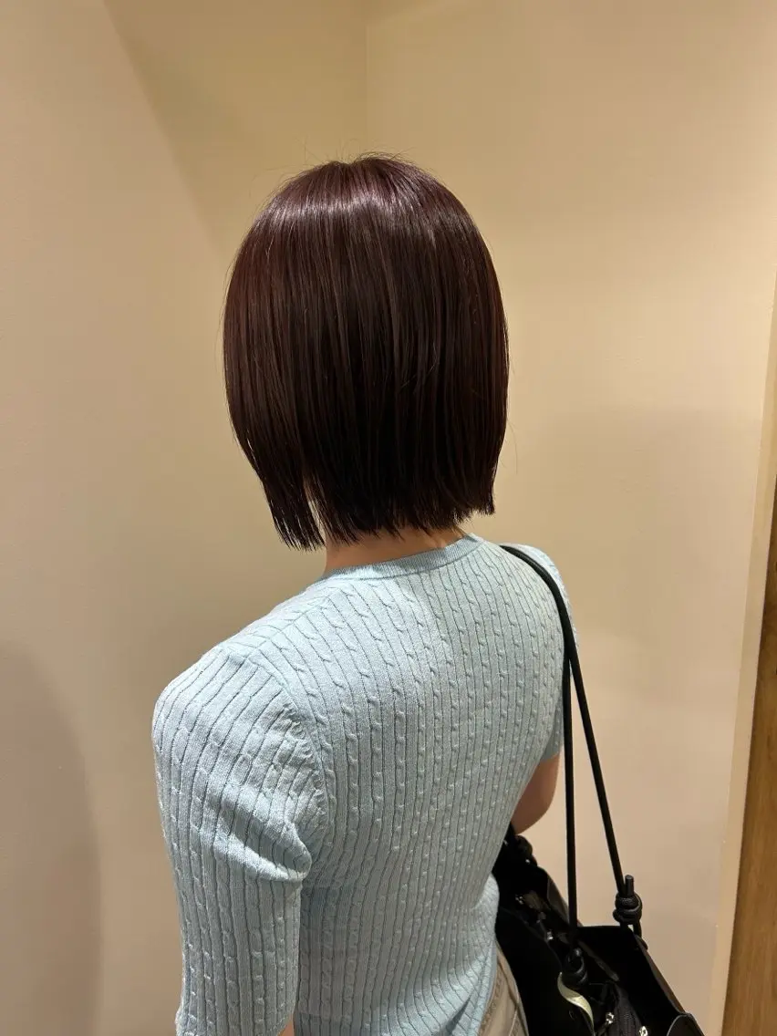 ミディアム カラー カット ヘアカラー トリートメント natsuki /HUIのヘアスタイル