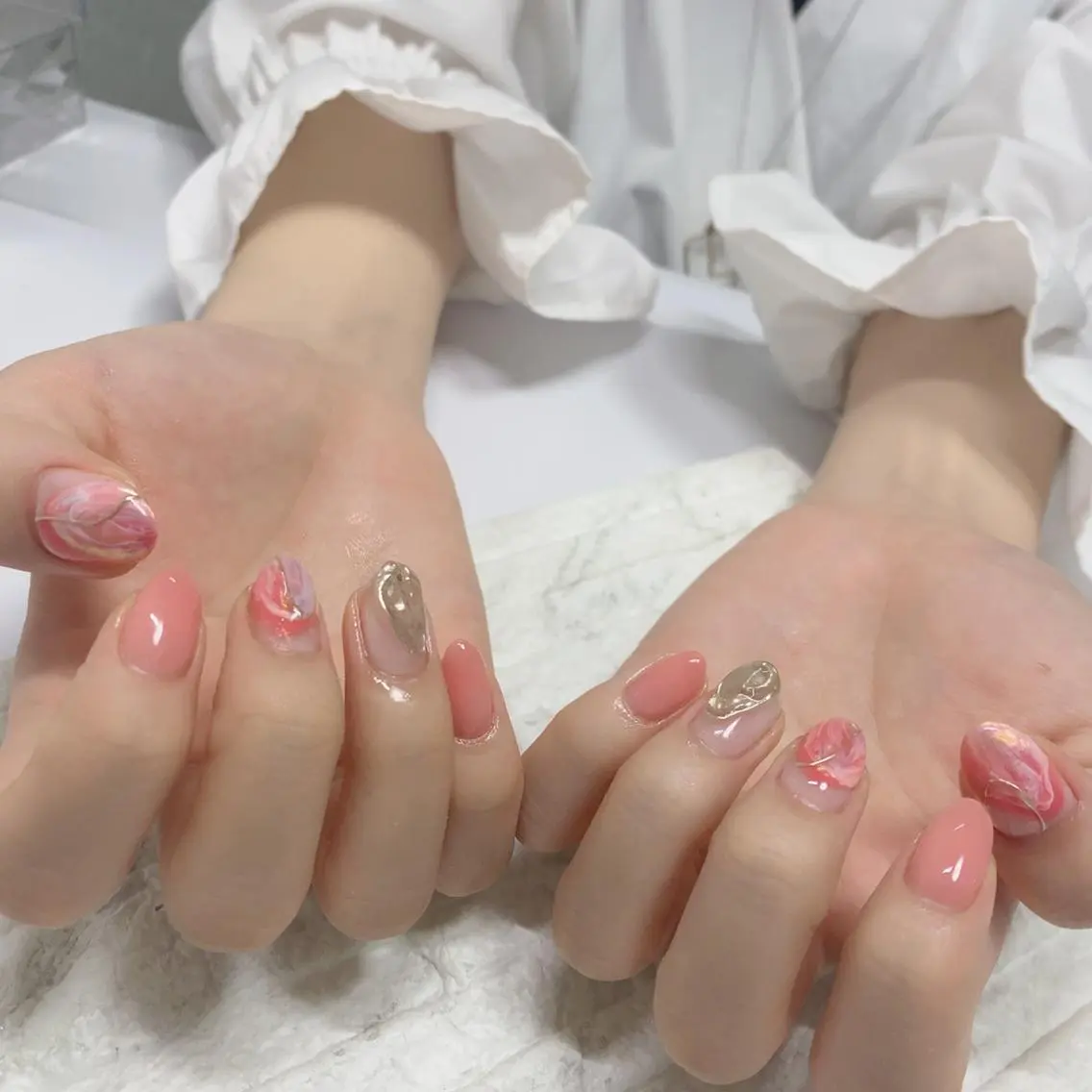 ネイル アートネイル ハンドネイル yochi nailのネイルデザイン