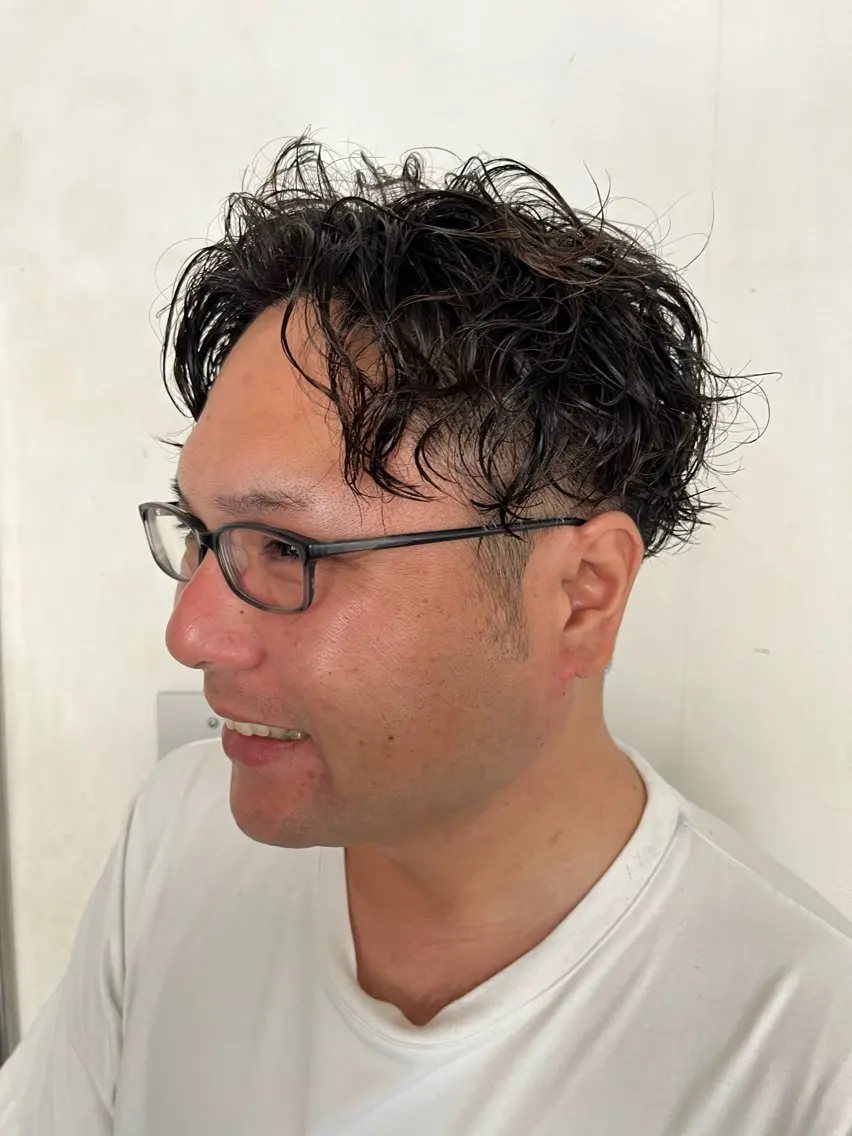 パーマ メンズ メンズパーマ スパイラルパーマ カット パーマ UMM daichi メンズパーマのヘアスタイル