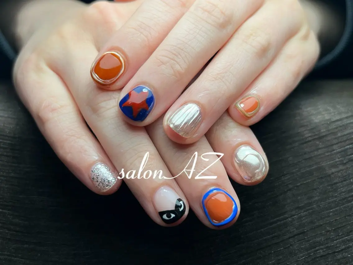 ネイル 桜ネイル 長さ出し フットネイル フレンチネイル ジェルネイル ハンドネイル salon AZのネイルデザイン