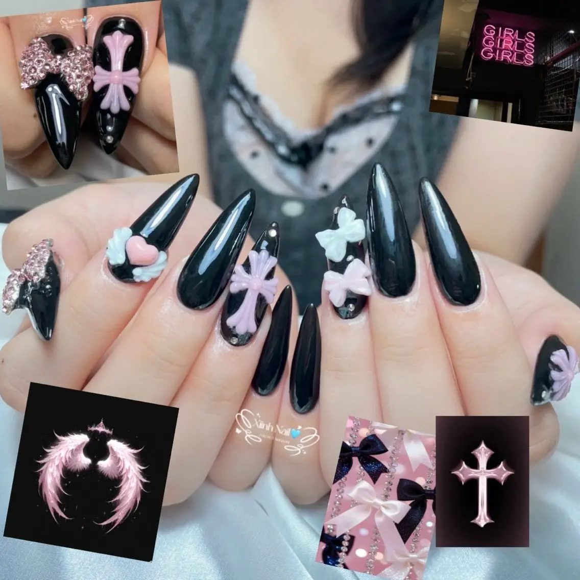 ネイル チークネイル 桜ネイル 長さ出し フットネイル ジェルネイル ハンドネイル XIINH NAIL SALONのネイルデザイン