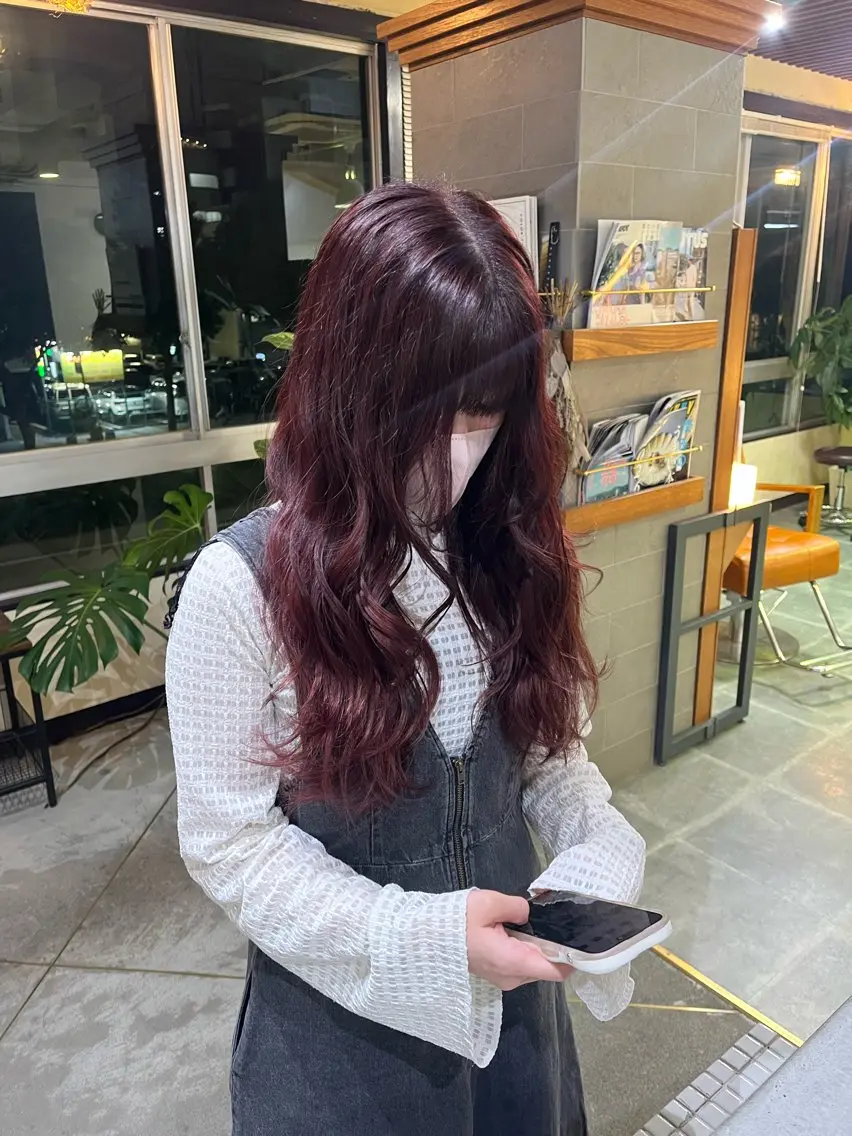 ロング ヘアカラー iro+soi はるかのヘアスタイル
