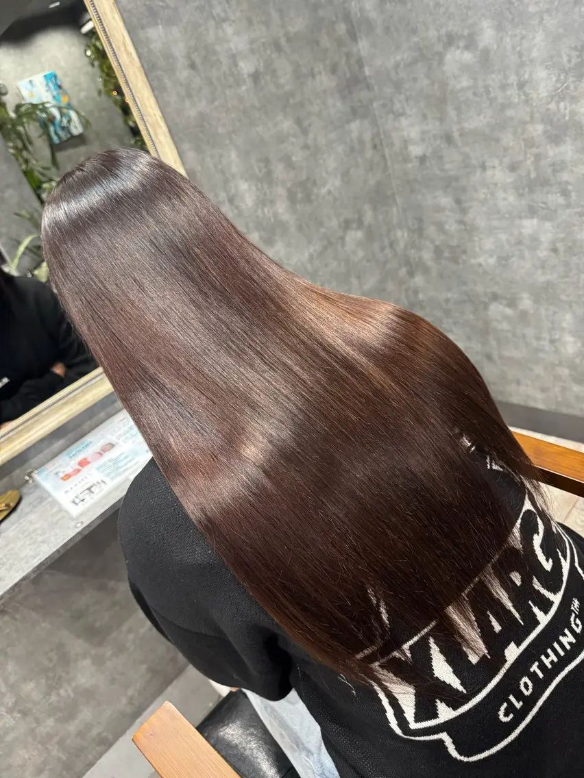 ロング カラー glac 當田のヘアスタイル